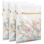 Prezon Mesh Laundry Bags, Washing Machine Wash Bags, Reusable and Durable Mesh Wash Bags for Delicates Blouse, Hosiery, Underwear, Bra, Lingerie Baby Clothes - 3M