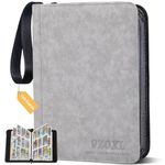 VZOXL Trading Card Binder 9 Pocket with 40 Double-Sided Pages for 720 Side,Waterproof PU Card Collection Folder,Premium Trading Card Holder Compatible with Game Cards Collect,Gift. (M)