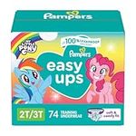 Pampers Easy Ups Training Pants Girls and Boys, 2T-3T, 74 Count, Super Pack