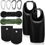 2 Sets Bear Food Bag for Camping Ultralight Food Bag Hanging System Include 10 L Waterproof Bear Bag with Pulley System Nylon Ropes and Clips for Camping Hiking Backpacking(Fresh Color)