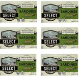 Select Sardines in Olive Oil Skinless Boneless Sustainably Harvest Pack 6 x 124g