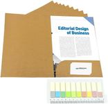 OKUYAN 10PCS A4 Kraft Paper Brown F