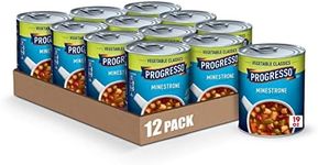 Progresso Minestrone Soup, Vegetable Classics Canned Soup, 19 oz (Pack of 12)