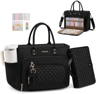 LOVEVOOK Bible Bag with Bible Cover for Women, Church Bag, Work Tote Bag
