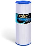 POOLPURE Spa Filter for Hot Tub Compatible with Pleatco PRB50-IN, PRB501N, Unicel C-4950, Filbur FC-2390, Dynamic 03FIL1600, Pentair R173434, 50 sq. ft. Spa Filter Cartridge 5 X 13