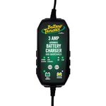 Battery Tender 3 AMP Battery Charger and Maintainer - Automotive Switchable 12V or 6V Smart Fully Automatic for Cars SUVs and Trucks - Lead Acid & Lithium Battery Charger - 022-0202-COS