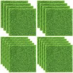 Elcoho 18 Pieces Fake Grass for Cra