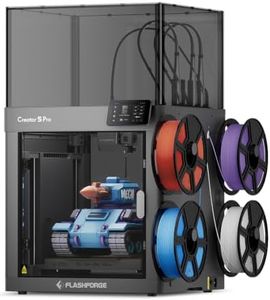 FLASHFORGE Creator 5 Pro 4-Toolhead 3D Printer, Industrial Multi-Material & Color Printing, 65°C Active Heated Chamber, Near-Zero Waste System, CoreXY 600mm/s Printing