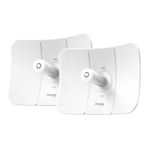 Omada Beam Bridge 5 UR KIT 5GHz 867Mbps Ultra-Range Indoor/Outdoor Wireless Bridge, Up to 9.3 mi / 15 km PtP Transmission, 23 dBi Directional Antennas, Gigabit PoE Port, IP65, 6kV Lightning Protection