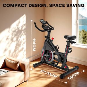 DMASUN Indoor Exercise Bike – Stationary Cycling Fitness Bike