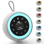 IDEA CASA 3-in-1 Portable Sound Machine - Baby White Noise Machine, Alpha Wave Music Machine, & Yoga Sleep Sound Machine - Portable White Noise Machine Baby - Sound Machine for Adult & Baby Sleeping