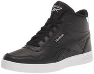 Reebok Womens Club HIGH TOP Sneaker, Core Black/FTWR White/core Black, 6 US