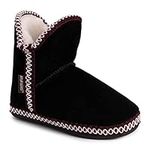 MUK LUKS Women's Macee Slipper, Ebony, Medium UK