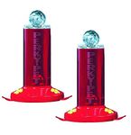 Perky-Pet Window Mount Hummingbird Feeder Iridescent Color (8 oz) - 2 Pack