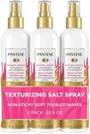 Pantene Pro-V Salt Texturizing Hairspray, No Sea Needed, Natural Waves, Pack of 3, 25.5 oz Total