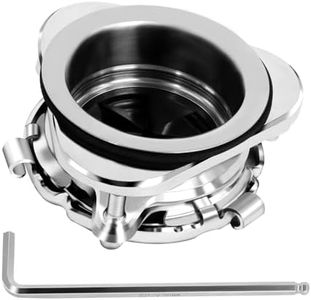 Garbage Disposal Flange Kit, Stainless Steel Sink Garbage Disposal 3 Bolts Mounting 3 1/2 Sink Drain Hole, Kitchen Sink Flange Kit for Garbage Disposal With Mounting Wrench