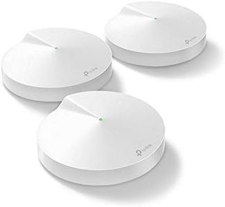 TP-Link Deco M5 Whole Home Mesh Wi-Fi System, Up to 5500 sq ft Coverage, Compatible with Amazon Echo/Alexa, Antivirus Security Protection and Parental Controls, Pack of 3 (UK Version)