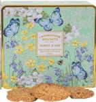 Farmhouse Honey & Oat Finest Traditionally made Biscuits Gift Tin - 250 Grams, Family Luxury Biscuits, Novelty British Gifts for Men and Women, Teacher Gifts Hamper Tins, Christmas & All Occassions