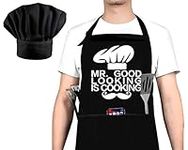 Funny Cooking Apron and Chef Hat Se