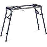 Stagg MXS-A1 Adjustable and Heavy Duty Foldable Mixer, Keyboard Stand, Black