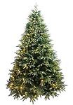 Spring Spirits Fir Christmas Tree with Real Feel PE Tips (6ft Prelit)