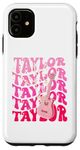 iPhone 11 Retro TAYLOR First Name Personalized Guitar Birthday Case