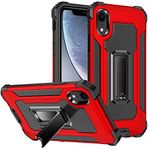 Cyberowl iPhone 8 Plus Case with Stand,Military Grade Drop Tested Hybrid Rugged Shockproof Cover for iPhone 6/7/8 Plus 5.8 inch (Red)