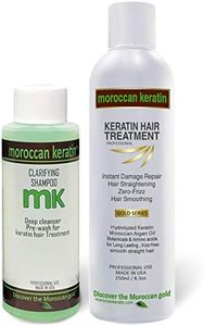 MOROCCAN KERATIN 250ml+120ml Set Brazilian Keratin Hair Treatment Blowout Complex GOLD SERIES With Argan Oil Proven and fast Formula Professional Results Keratina Fuerte