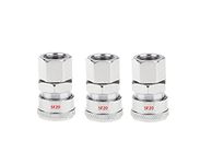 AASONS QRC SF20 Pneumatic Air Line Hose Quick Release Fittings Connector Coupler 1/4" BSP (Pack Of 3 Pcs)