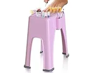 Skywin Home Pedicure Foot Rest - Non-Slip Salon Step, Salon Pedicure Foot stand, Pedicure Essentials, (Pink)