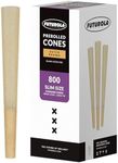 Futurola Slim Size Dutch Brown Pre Rolled Cones - 800pc Pre Rolls Bulk Box - 98mm Pre Roll Cones with 26mm Filter Tip - French Rolling Papers Pre Rolled Cones - Convenient & Easy to Use