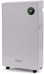 Olsen & Smith 20L/Day Portable Quiet Dehumidifier and HEPA Air Purifier Dehumidifiers for Home Damp with Laundry Mode, 11p/h to run, for Bedroom Drying Clothes Kitchen Bathroom 5.5L Tank & Hose