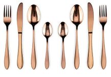 M.T. BROTHERS - Stainless Steel Flatware Set, Tableware Cutlery Set, Utensils for Kitchens, Dishwasher Safe(Fork 2+Knife 2+Salad Spoon 2+Tea Spoon 2) (Rose Gold Spoon, 8)