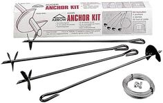 Arrow Shed AK4 Earth Anchor Kit, Bl