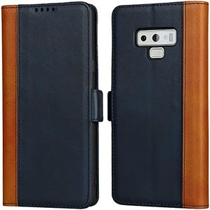 Cavor for Samsung Galaxy Note 9 Case, Samsung Note9 Phone Cases Premium Leather Folio Flip Wallet Case Cover Magnetic Closure Book Design with Kickstand Feature & Card Slots(6.4")-Blue