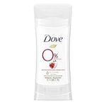 Dove 0% Aluminum Deodorant Stick Non-irritating Deodorant for Underarm Care Pomegranate and Lemon Verbena Kindest Aluminum free Deodorant 2.6 oz