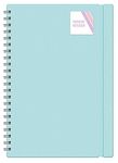 A5 Twinwire Wiro Bound Pastel Notebook Ruled Paper Pad (Mint Green)