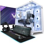 Vibox VIII-6 Gaming PC - 27" 100Hz Monitor Bundle - Intel i9 11900F Processor - Nvidia RTX 4070 12GB Graphics Card - 32GB RAM - 1TB NVMe SSD - 600W PSU - Windows 11 - WiFi