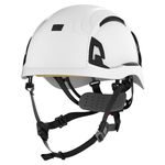 JSP EVO ALTA Baseworker Industrial Safety Helmet Wheel Ratchet Vented - White (ARB170-000-100)