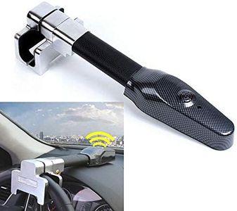 Vechkom Steering Wheel Lock with Alarm Anti-Theft Device Security Car Anti Theft Safety Lock Retractable Protection T-Lock