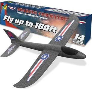 Airplane Toy For Kids: Foam Airplane for Kids - Safe & Easy To Throw Airplane Glider Plane Toy - Gifts for Boys & Girls & Birthday Gift Ideas - Outdoor Games For Kids Ages 4 5 6 7 8 9 10 & Up