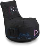Gouchee Home Gaming Swing Controller Bean Bag Chair Filling Included Black