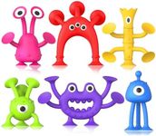 Baby Bath Toys Suction Toy: Sensory Suction Bath Toys for Toddlers, Kids Mini Suction Fidget Toys Suction Cup Toys for Windows Building Toys, No Hole Bath Toys for Boys Girls Travel Toys Gifts