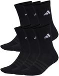 adidas Unisex Cushioned Crew Socks 
