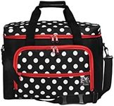 Prym Sewing Machine Case, Polyester blend, Red, White, Black, 44 x 22 x 35 cm