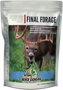BioLogic Final Forage, Radish, Rapeseed, Turnip Blend Ideal for Fall & Late Season, 3 lb Bag Plants 1/3 Acre