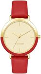 Nine West Women's Strap Watch, Red/