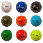 Champion Sports Weighted Training Baseball Set - Rubber Cork Core - Leather Cover - Set of 9 Balls - Graduated Weights - 4 to 12 oz - 9 Inch Diameter