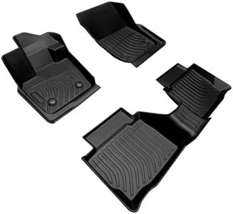 VIWIK Car Floor Mats for Ford Fusion 2017 2018 2019 2020 / for Lincoln MKZ, Car Mats All Weather Protection Custom Floor Liners Front & Rear, TPE Rubber Automotive Floor Mats Black