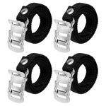 4 PCS Bicycle Pedal Toe Straps Universal Replacement Foot Pedal Straps for Bicycles or Exercise Bike Spin